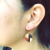 TeRukka丸寄木イアリング/ピアス