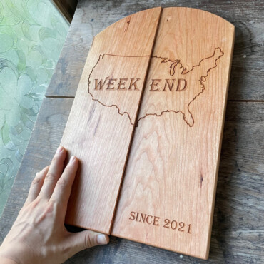 【オーダー】三面メニュー　WEEK END さま