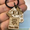 【NFTgoods】Noun553 キーホルダー シリアル入 名入れ無料 pNouns - 画像 (3)