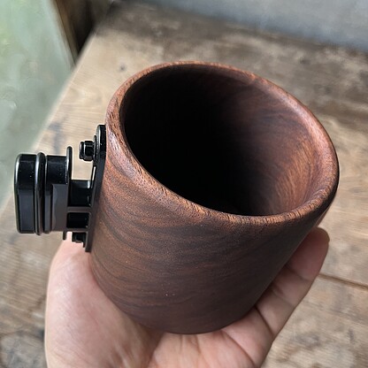 木製ドリンクホルダー ハイエース200系専用取付 - Image 2