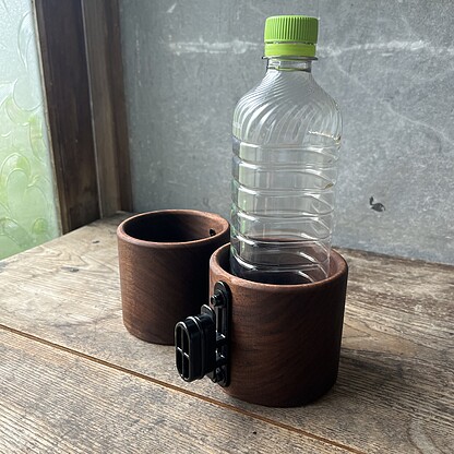 木製ドリンクホルダー ハイエース200系専用取付 - Image 10